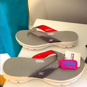 Skechers sandals with memory foam new